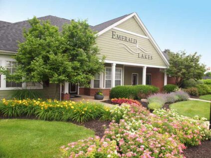 Leasing and management office at Emerald Lakes in Greenwood, IN.