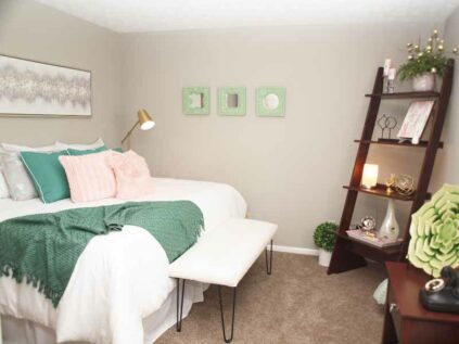Spacious bedroom at Fox Chase North.