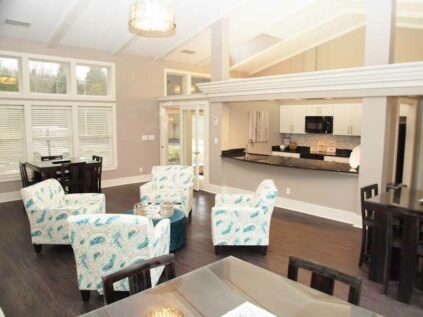 Fox Chase South clubhouse with entertainment kitchen.