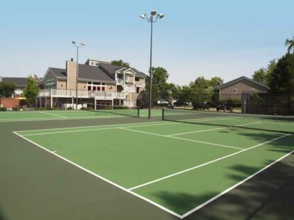 2 tennis courts at Mallard Landing.