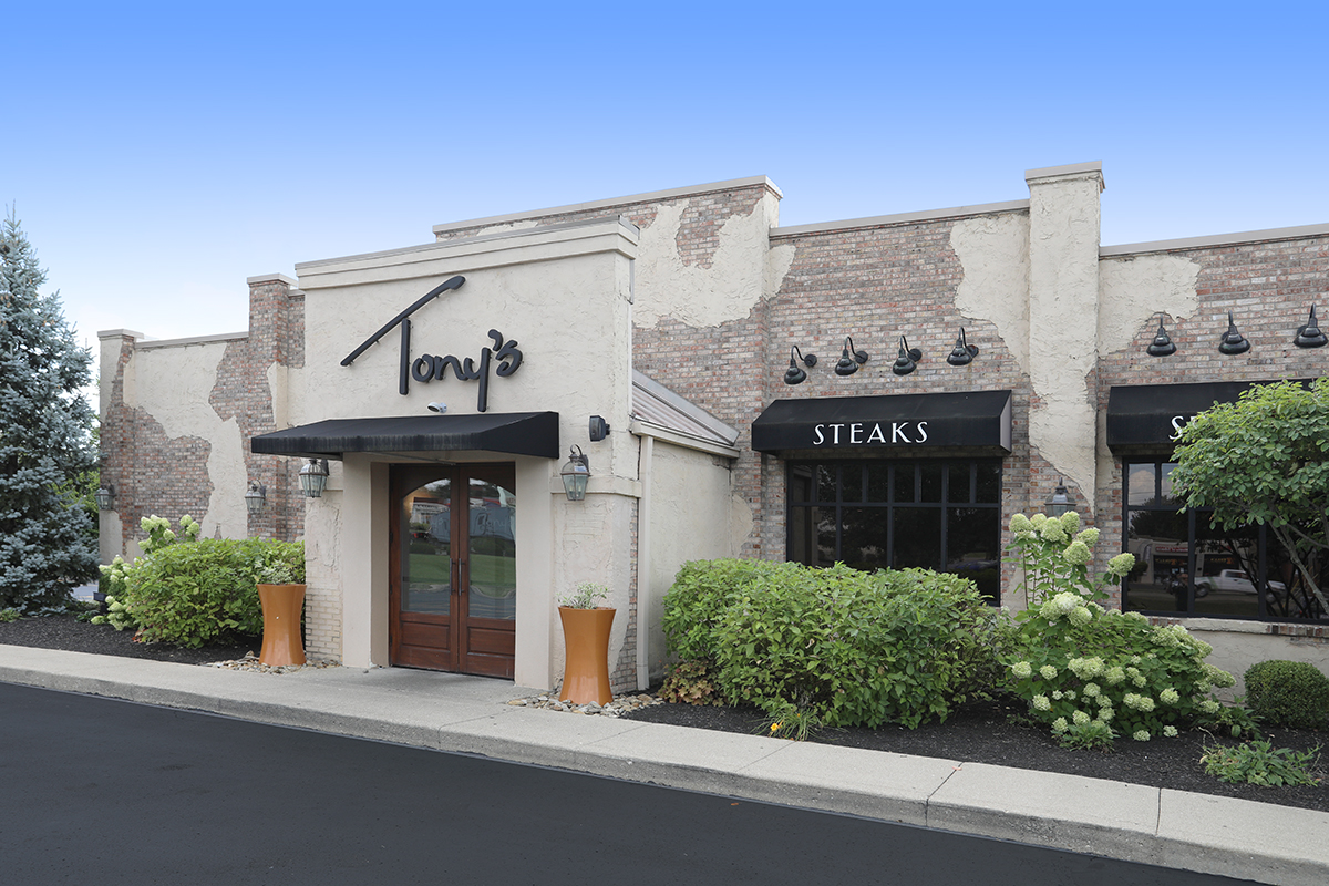 A Tony's of Cincinnati, which serves steak and seafood.