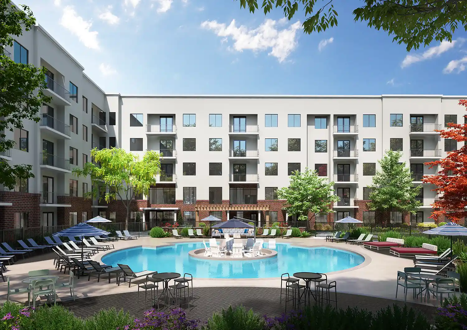 New Apartments at Union Centre in West Chester, OH Clocktower