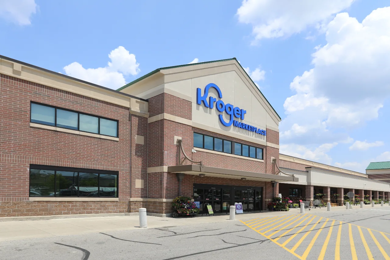 Exterior of Kroger Marketplace in Oakley.