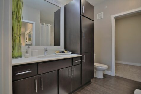 Bathroom with ample storage