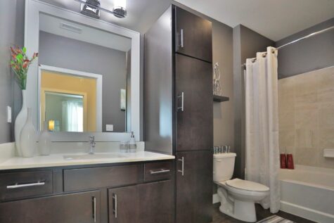 Bathroom with ample storage