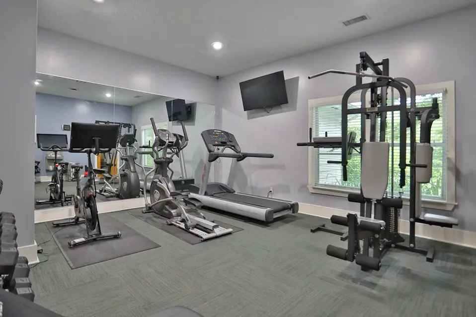Gym area at Fox Chase South