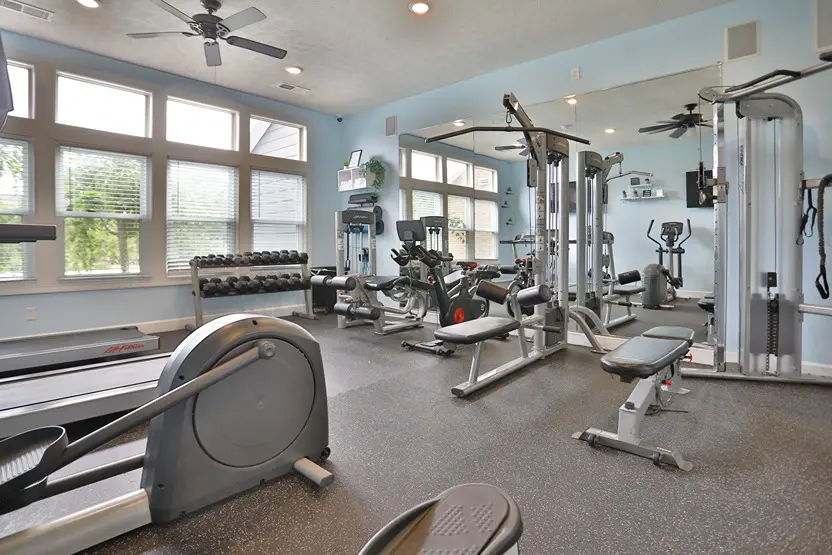 Gym, fitness area at Waterford Place