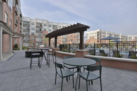 Clocktower West Chester outdoor lounge seating.
