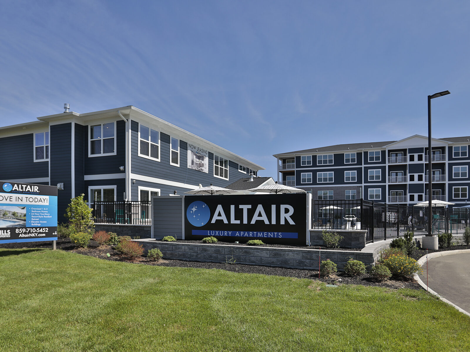 Altair Apartments Exterior of Clubhouse