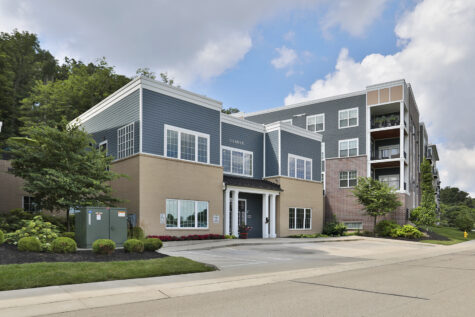 Element Oakwood Resident Clubhouse Exterior
