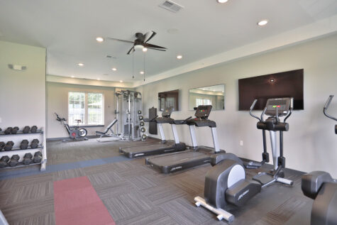 Element Oakwood Fitness Center with Cardio Machines and Free-Weights