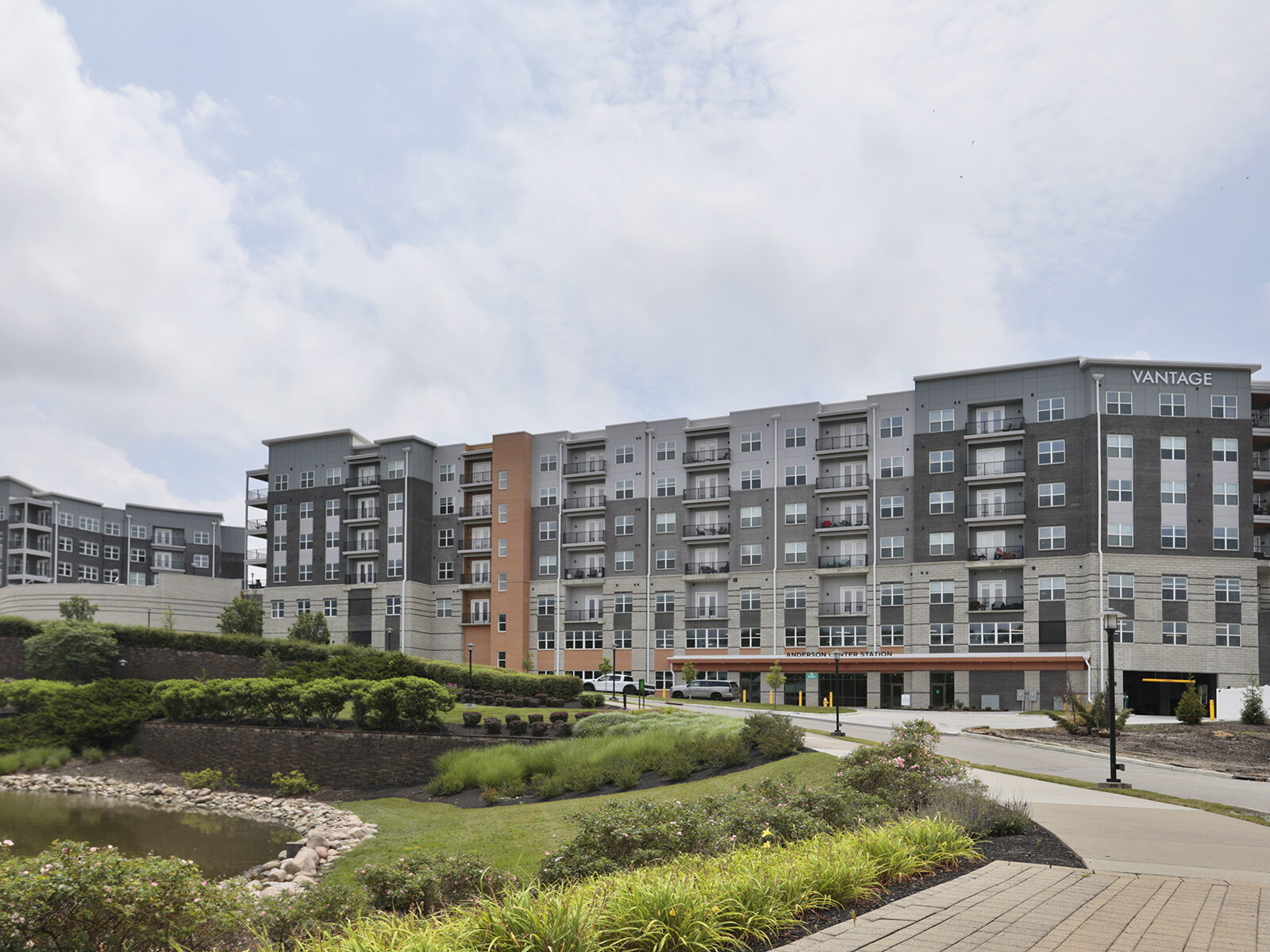 Vantage at Anderson Towne Center Exterior of building.