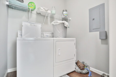 Two Bedroom Apartment Laundry Room