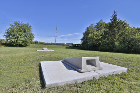 Waterford Place cornhole area