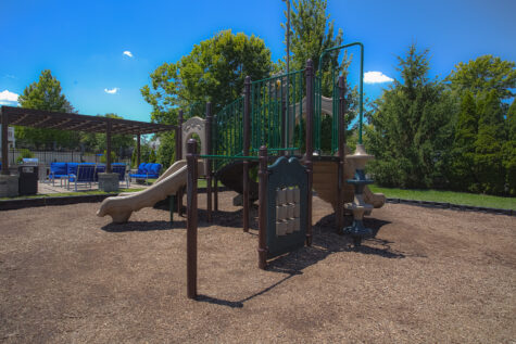 Fun filled playground at Island Club Apartments near the community amenities in Deerfield Township, Ohio.