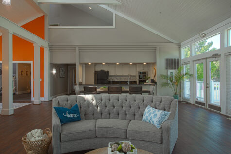 Resident clubhouse at Island Club Apartments in Deerfield Township, Ohio, designed for community events, casual gatherings, and everyday enjoyment.